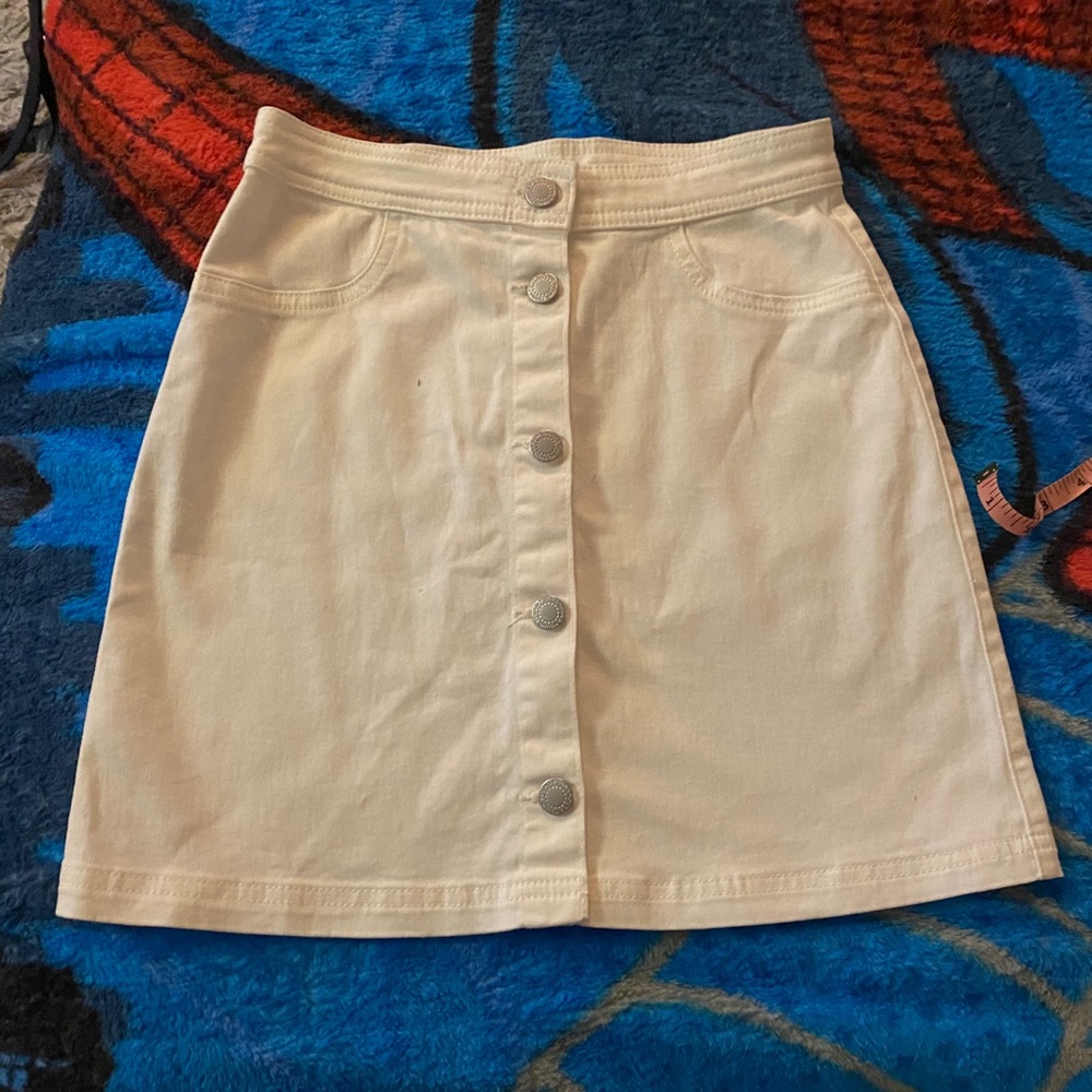 White skirt